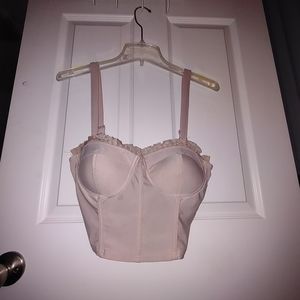 Large Pink Haute Monde Crop Top